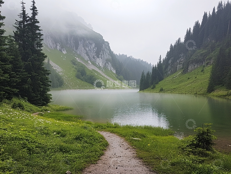 高清大图下载【趣麦麦图】六月天池