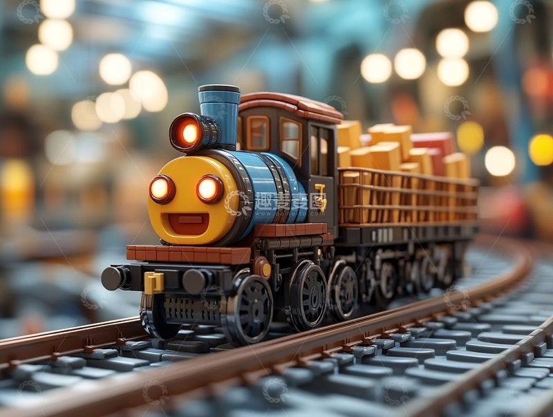 高清大图下载【趣麦麦图】玩具地铁头