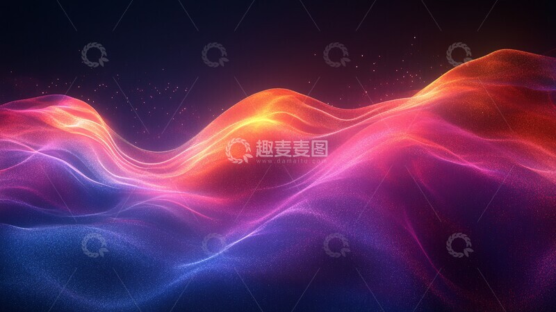 高清大图下载【趣麦麦图】声波流动声波流动背景1