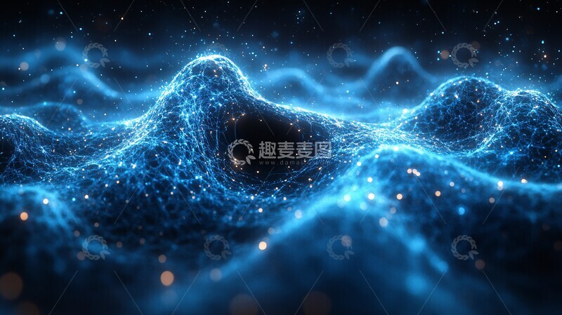 高清大图下载【趣麦麦图】数字暗黑神经波1