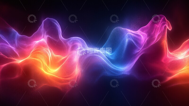 高清大图下载【趣麦麦图】声波流动声波流动背景3
