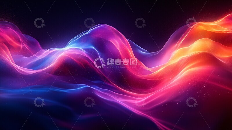 高清大图下载【趣麦麦图】声波流动声波流动背景2