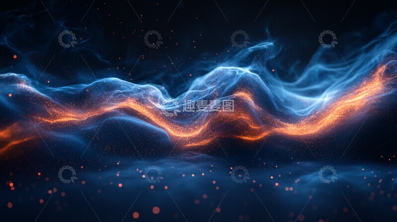 高清大图下载【趣麦麦图】电流流动效果