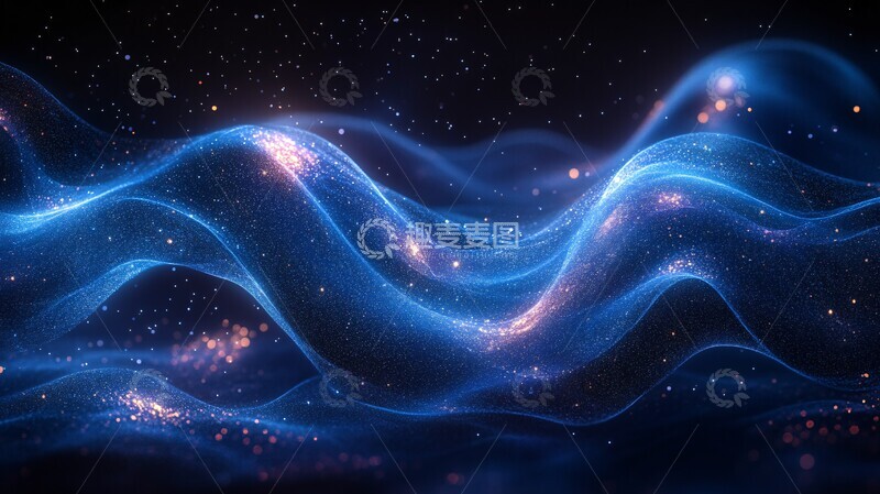 高清大图下载【趣麦麦图】光纹流动流动曲线形状1