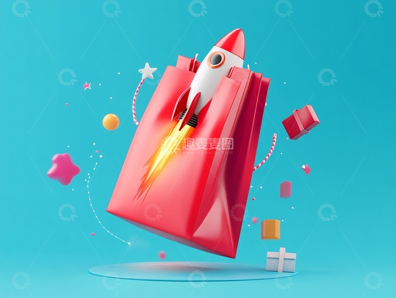 高清大图下载【趣麦麦图】立体淘宝场景图18