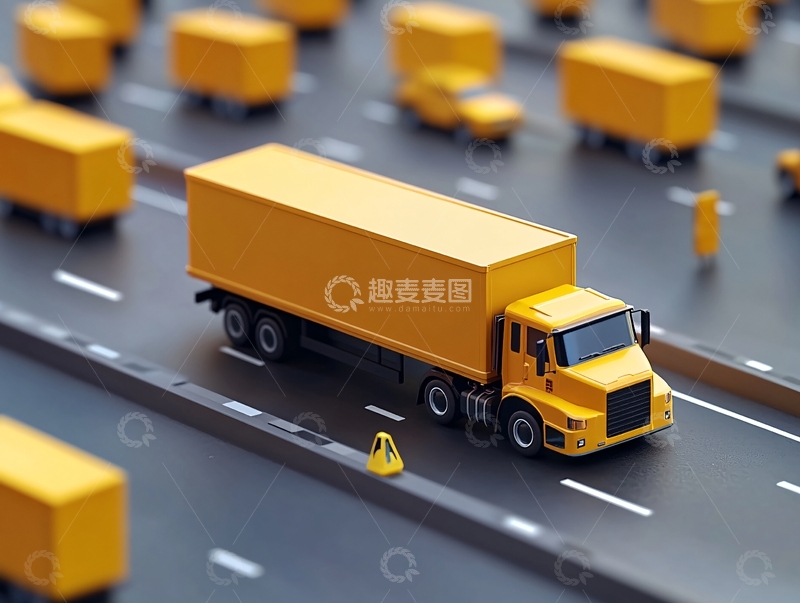 高清大图下载【趣麦麦图】马路模型特写6