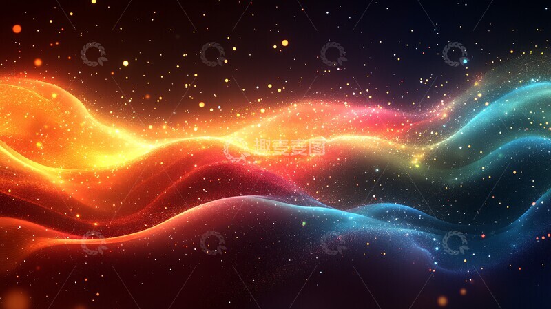 高清大图下载【趣麦麦图】色光交织色光交织矢量2