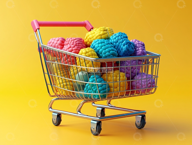 高清大图下载【趣麦麦图】超市小车