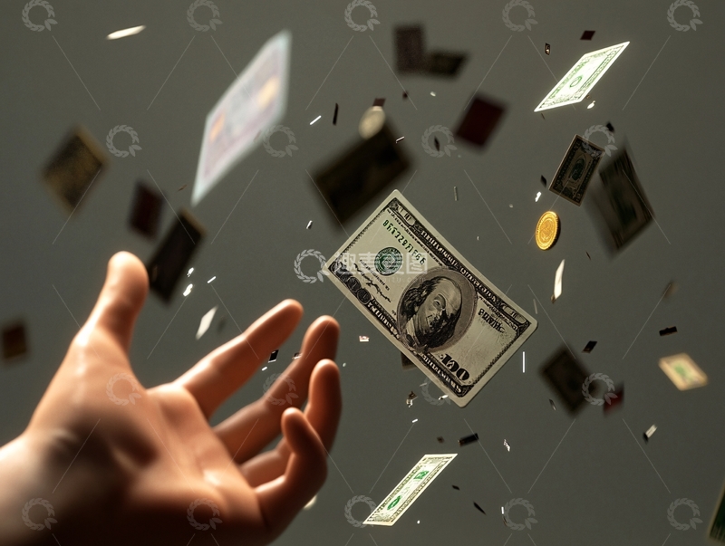 高清大图下载【趣麦麦图】财富创意钱财美金股市19