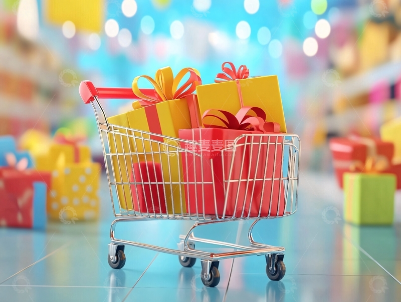 高清大图下载【趣麦麦图】送礼购物节年货节19