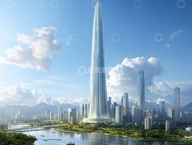 高清大图下载【趣麦麦图】全球第二高楼