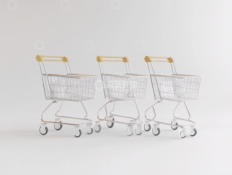 高清大图下载【趣麦麦图】购物车模型13