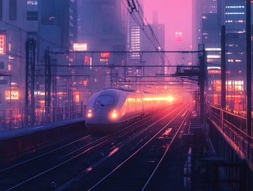 高铁行驶城市门户3