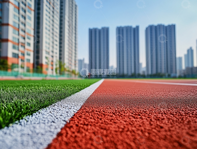 高清大图下载【趣麦麦图】小区跑道1