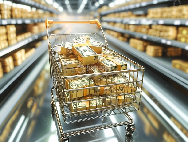 高清大图下载【趣麦麦图】购物车壁纸12