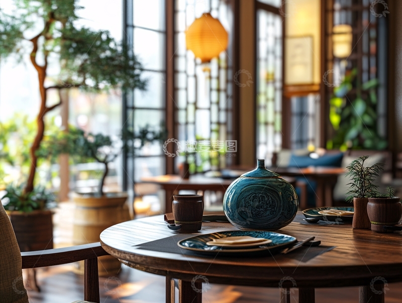 高清大图下载【趣麦麦图】民宿装饰茶室休闲吧