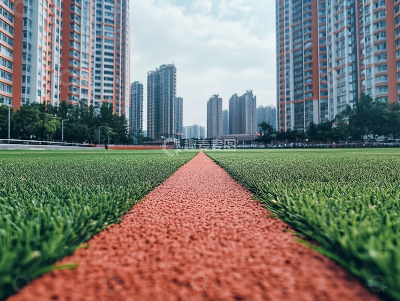 高清大图下载【趣麦麦图】小区跑道