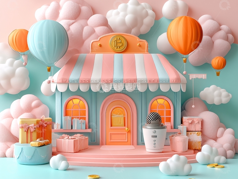 高清大图下载【趣麦麦图】立体淘宝场景图21