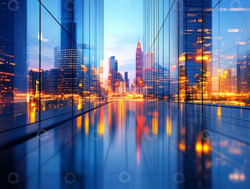 高清大图下载【趣麦麦图】镜像城市晨曦5