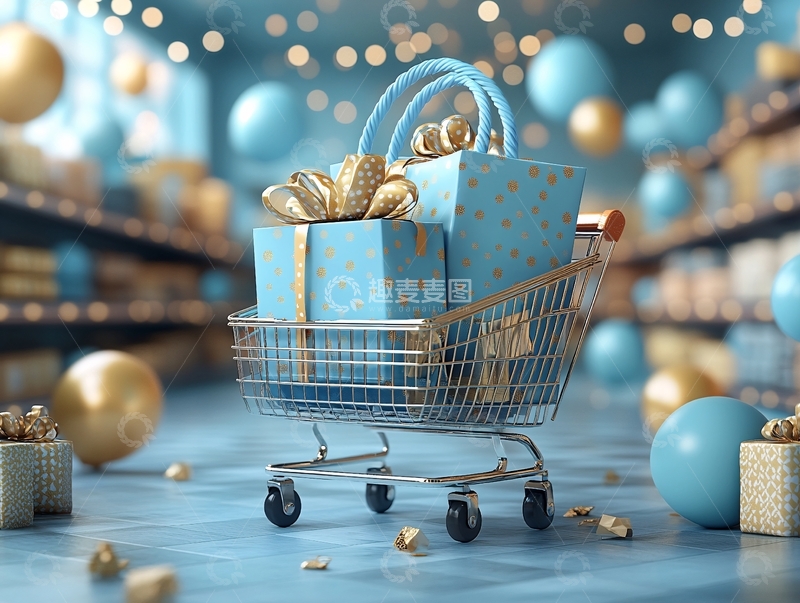高清大图下载【趣麦麦图】消费节购物节20