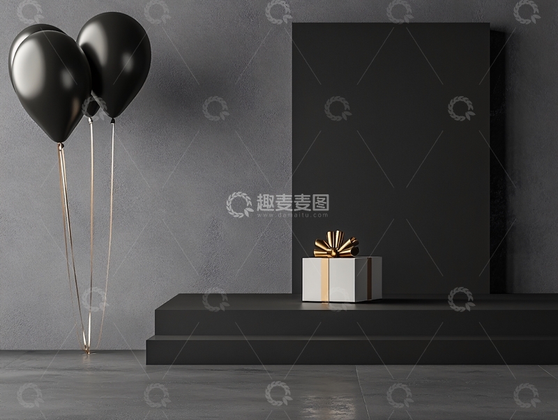 高清大图下载【趣麦麦图】黑色场景图
