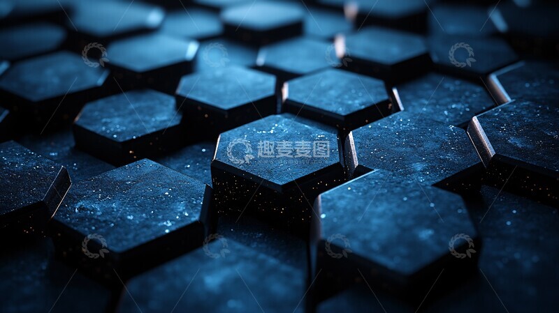 高清大图下载【趣麦麦图】黑色科技纹理1