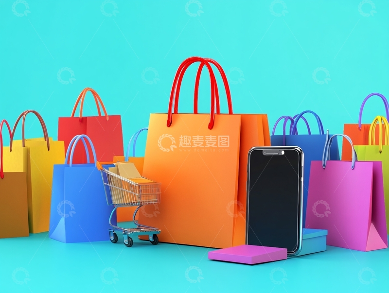 高清大图下载【趣麦麦图】购物炫彩6