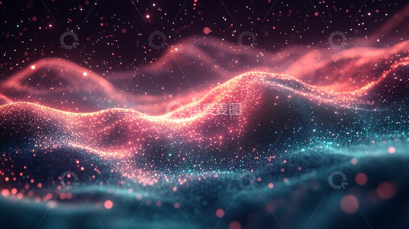 高清大图下载【趣麦麦图】点与连接图连接技术背景