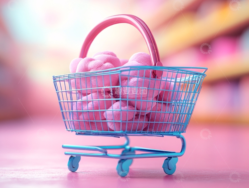 高清大图下载【趣麦麦图】购物车壁纸13