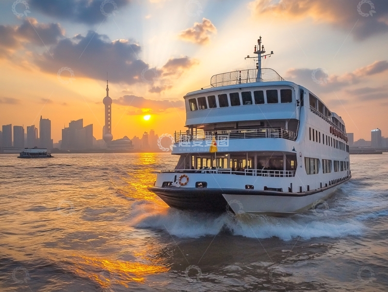 高清大图下载【趣麦麦图】路日轮渡