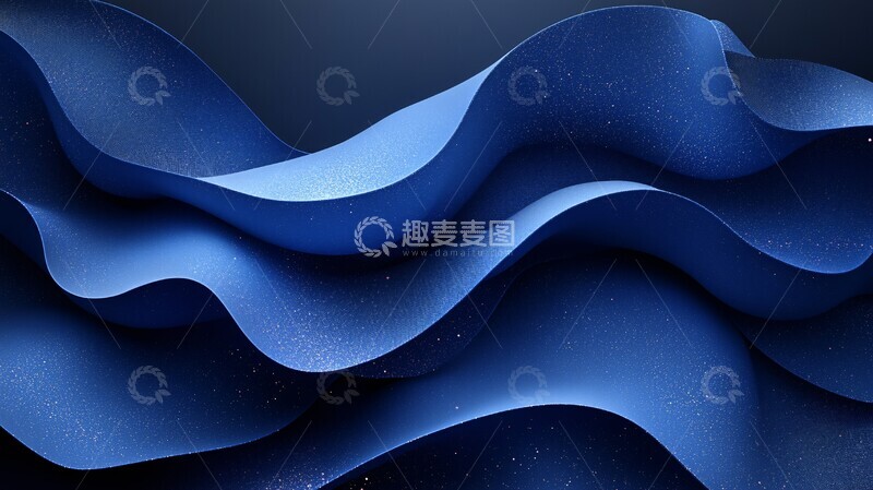 高清大图下载【趣麦麦图】蓝色科技海报