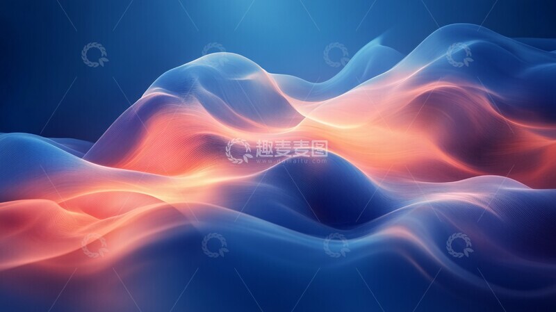 高清大图下载【趣麦麦图】蓝色科技海报3