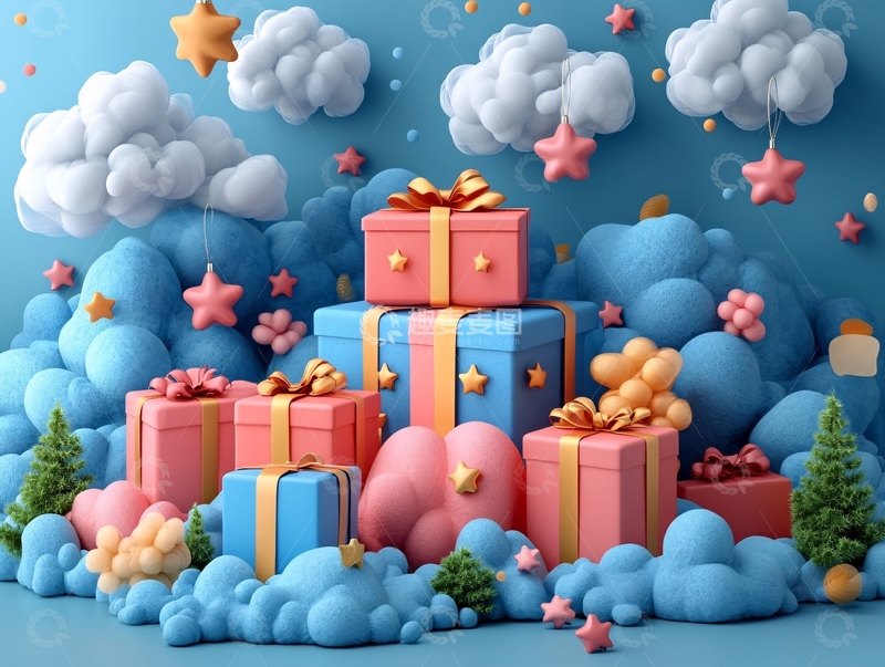 高清大图下载【趣麦麦图】立体插画风格23