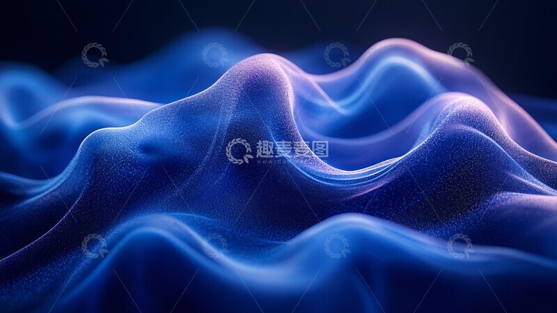 高清大图下载【趣麦麦图】蓝色科技海报2