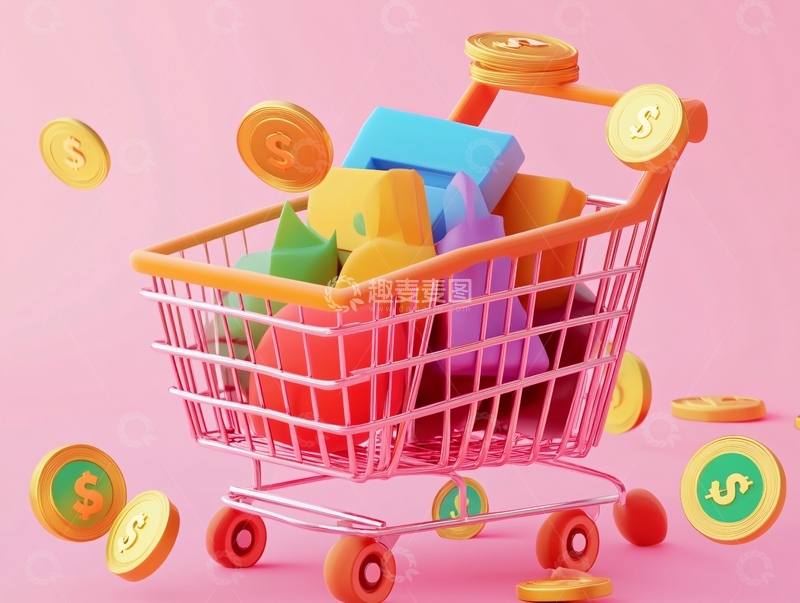 高清大图下载【趣麦麦图】消费节购物节23