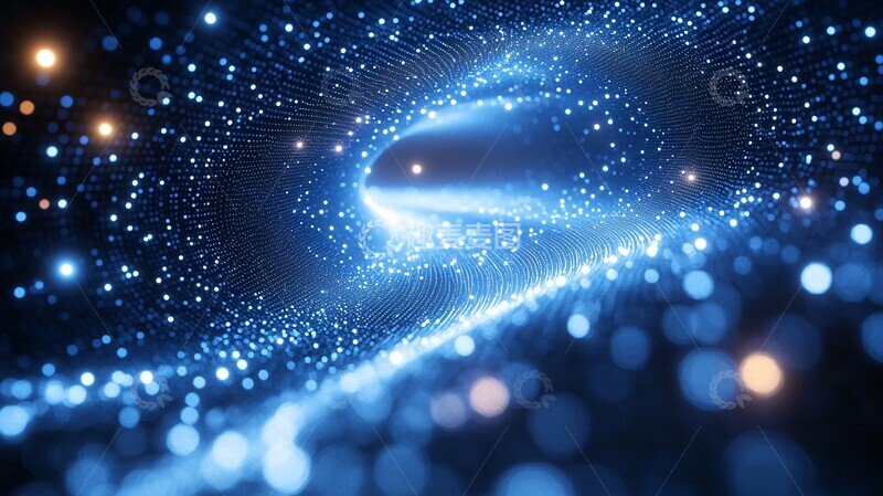 高清大图下载【趣麦麦图】科技背景点阵图3