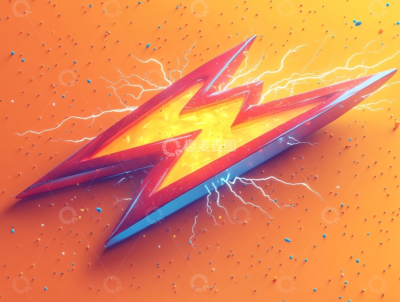 高清大图下载【趣麦麦图】闪电螺栓