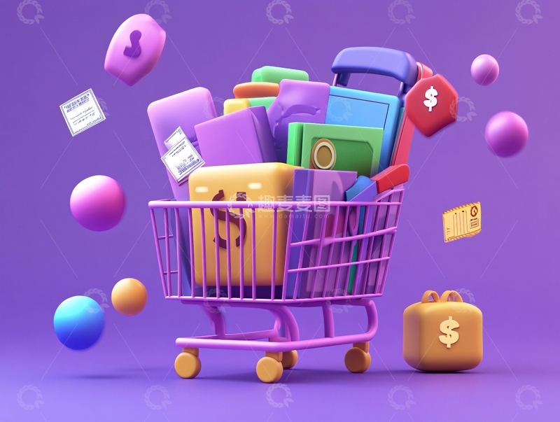 高清大图下载【趣麦麦图】跨境消费15