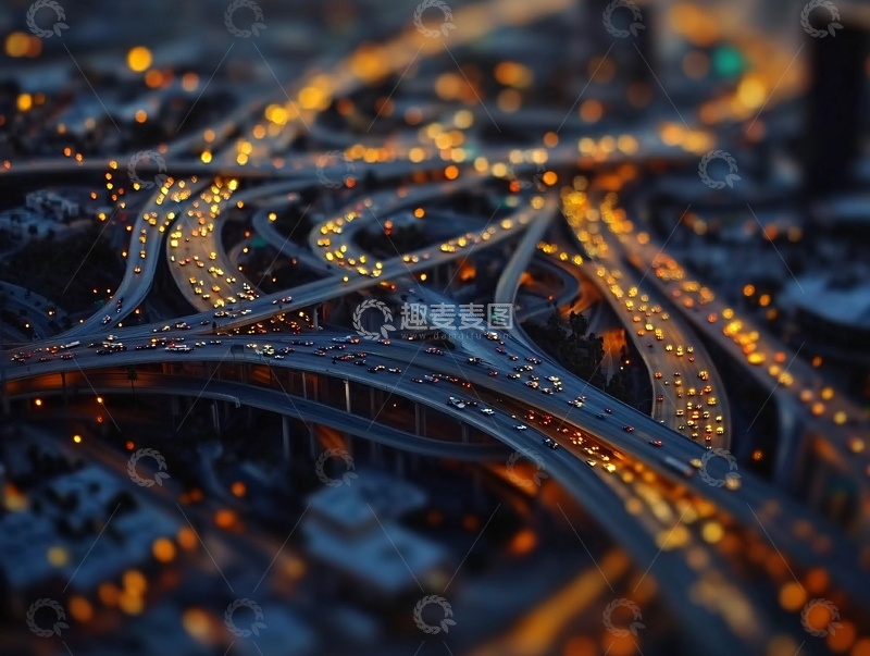 高清大图下载【趣麦麦图】复杂立交