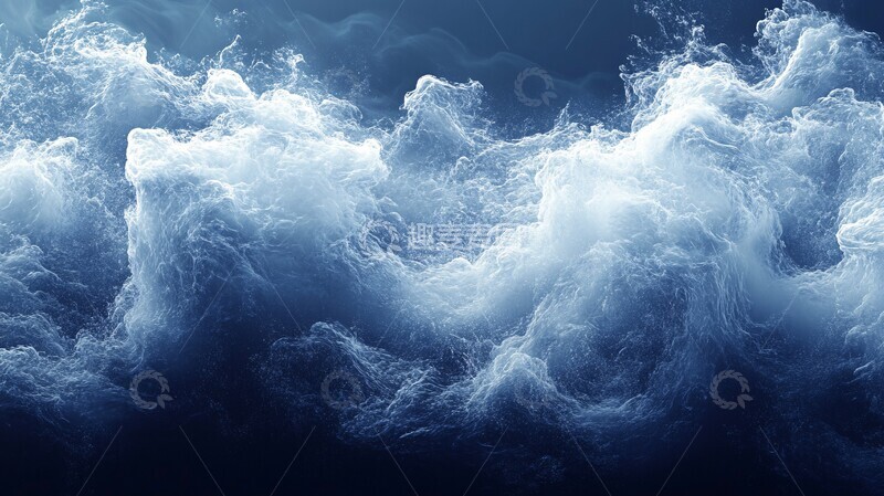 高清大图下载【趣麦麦图】透明背景蓝底白字1