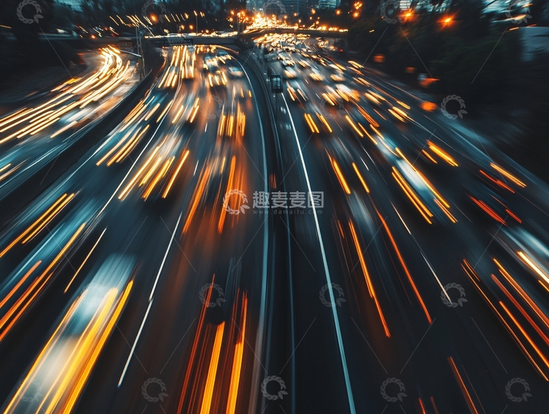 高清大图下载【趣麦麦图】车流图片