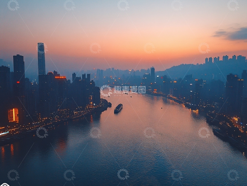 高清大图下载【趣麦麦图】城市天际线2