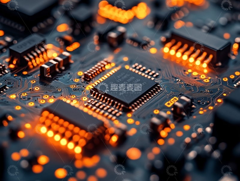 高清大图下载【趣麦麦图】芯片科技集成电路116