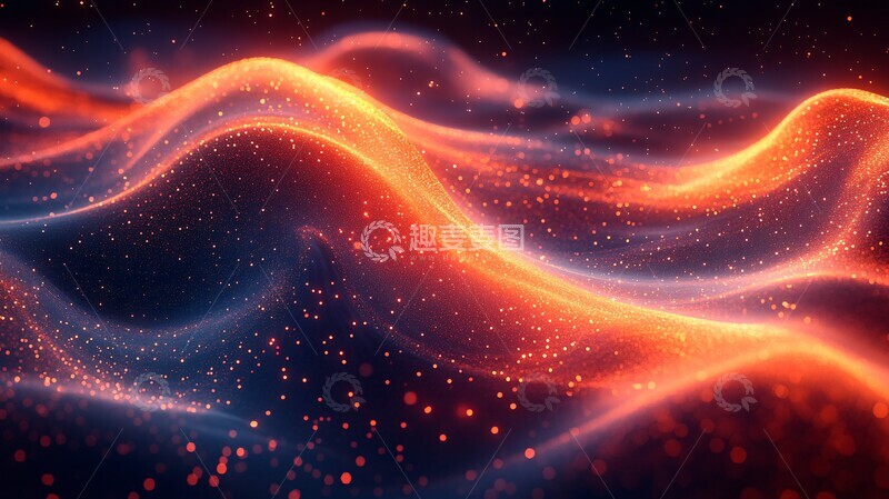 高清大图下载【趣麦麦图】流动抽象形状2