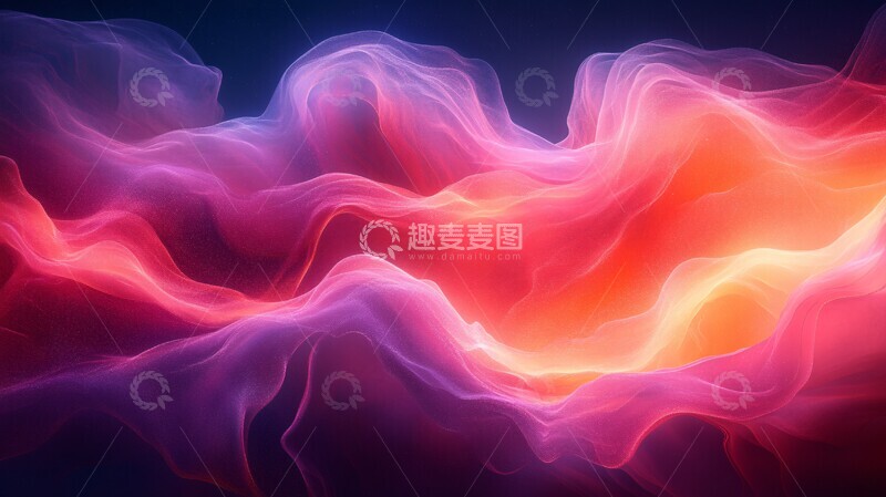 高清大图下载【趣麦麦图】流动抽象形状3