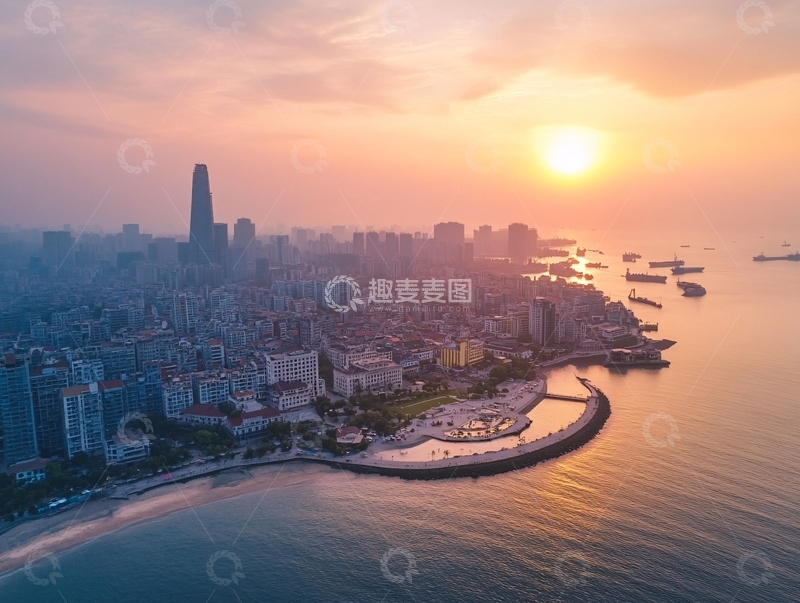 高清大图下载【趣麦麦图】五四广场航拍