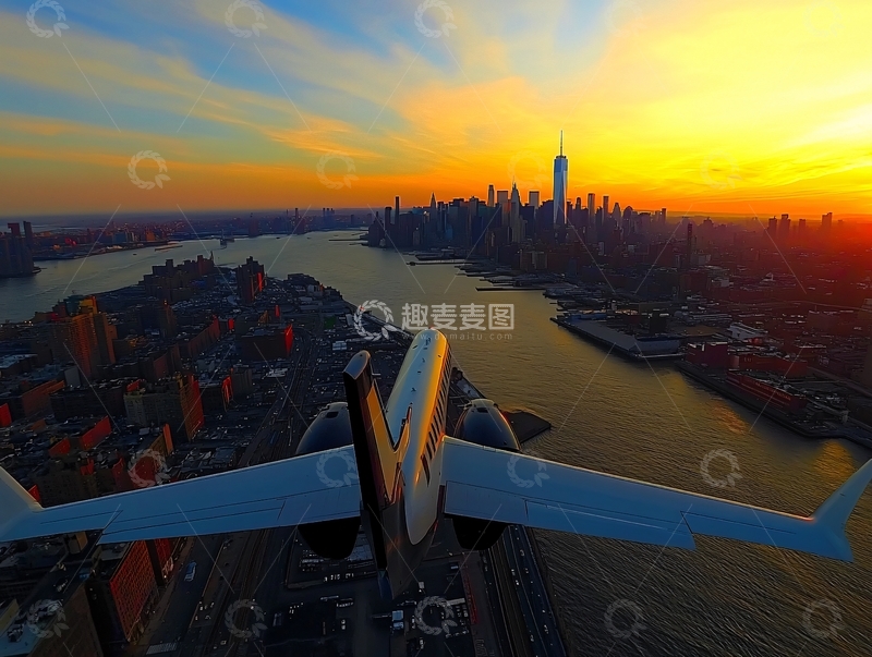 高清大图下载【趣麦麦图】城市天际线旅