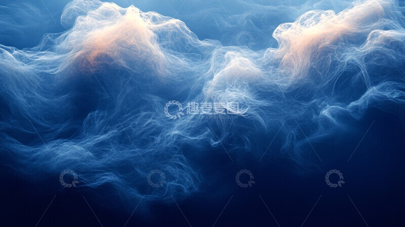 高清大图下载【趣麦麦图】透明背景蓝底白字3