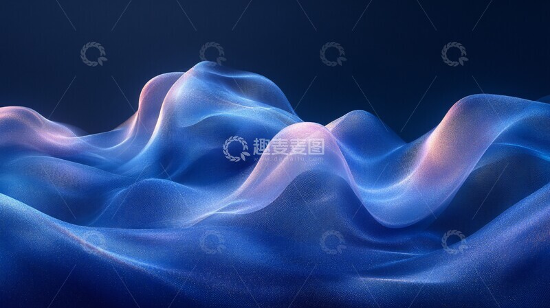 高清大图下载【趣麦麦图】渐变波浪背景