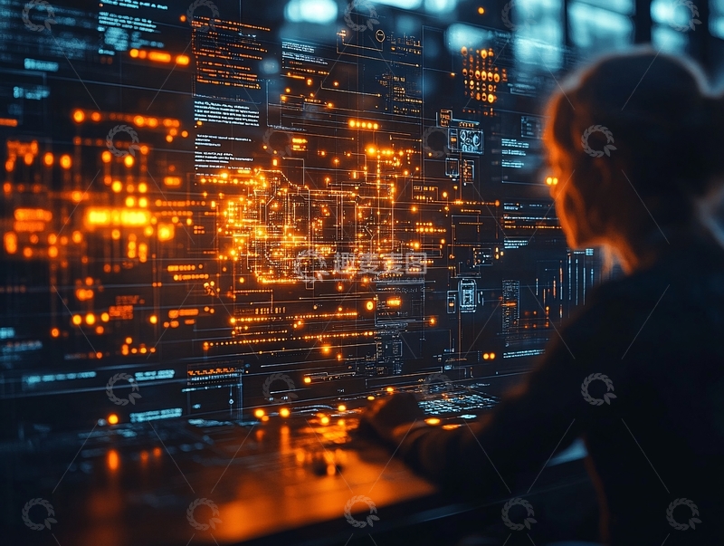 高清大图下载【趣麦麦图】工业科技数字